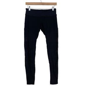 Vimmia Black Leggings Mesh Bottom Sz S